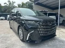 2024 Toyota Alphard 2.5 Z MPV *** NEW ARRIVAL ** GRADE 5AA ** HUD/DIM/BSM ** SUNROOF ** ORI MILEAGE 5K KM ** 4 CAMERAS ***