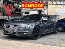 2015 Audi S5 3.0 TFSI Quattro Hatchback SUNROOF_RED INTERIOR_CARBON INTERIOR_REAR VIEW CAMERA_BLINDSPOT_19 INCH SPORT RIMS