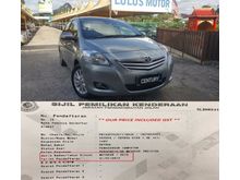 2013 Toyota Vios 1.5 E TRUE YEAR INCL GST