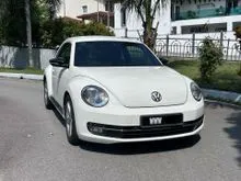 2013 Volkswagen Beetle 1.4A COUPE-LOW MILEAGE 83XXX-160PS/240Nm-L/SEAT-VW INFO-TAINT W/ PARK ASSIST-1 OWNER-T/TOP COND-CASH/LOAN
