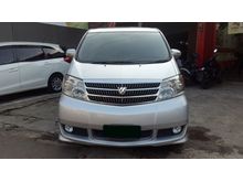 Toyota Alphard G 2.4 CBU, Silver (2004) TDP 58 Jt Nopol Ganjil
