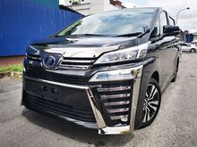 Unreg - NFL 2018 Toyota Vellfire 2.5 ZG Model . Cheapest in Market .High Loan . High Trade In .