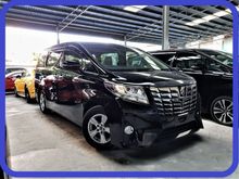 UNREGISTERED 2016 Toyota Alphard 2.5 X SPEC 8 SEATER 2 POWER DOOR REVERSE CAMERA KEYLESS PUSH START HIGH LOAN