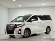 Used 2017 Toyota Alphard 2.5 G S C Package MPV BEST PRICE IN MARKET WELL MAINTAIN LIKE NEW SUNROOF PILOT SEAT 360 CAMERA FREE SERVICE AND WARRANTY - Cars for sale