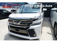 Fast. Max. LOAN Approval.**LOW DEPOSIT~ CALL TO BOOK THE BEST PRICE !! 2017 Toyota Vellfire (A) 2.5 ZG