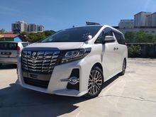 2015 Toyota Alphard 2.5 SC BIG SCREEN MONITOR ORI MILEAGE GOOD CONDITION UNREG15