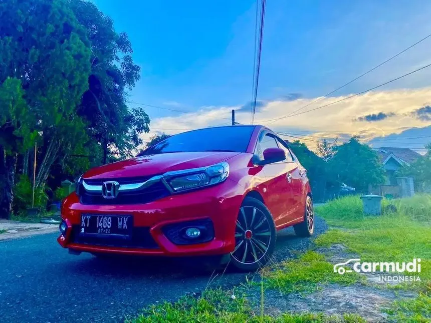 Jual Mobil Honda Brio 2019 Satya E 1.2 di Kalimantan Timur Manual Hatchback Merah Rp 157.500.000