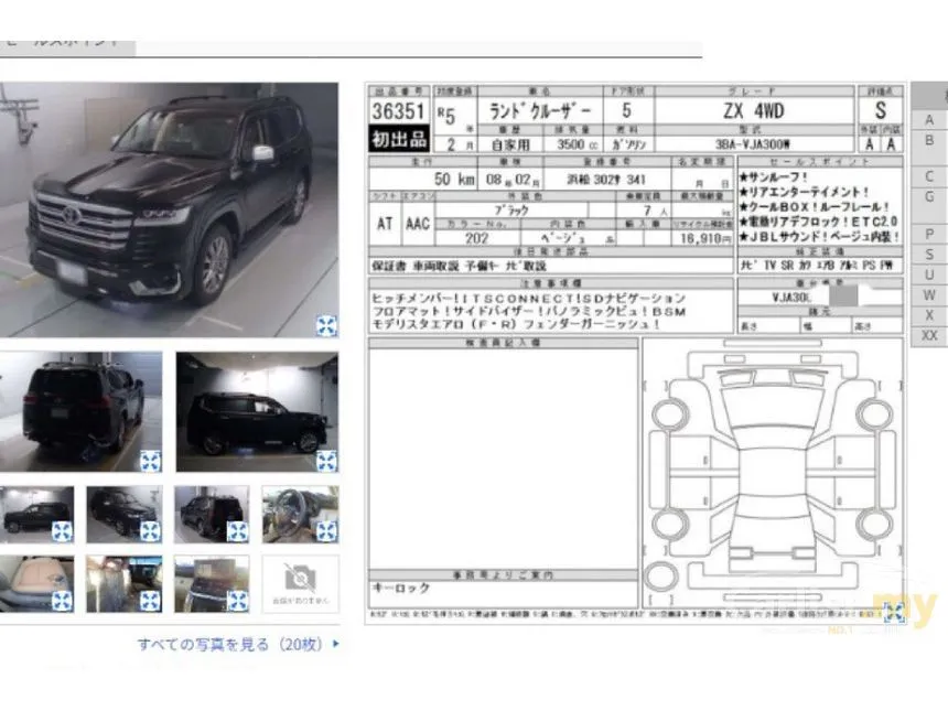 2023 Toyota Land Cruiser ZX Modellista SUV