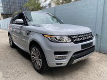 2017 Land Rover Range Rover Sport 3.0 HSE White (Pan Roof, Tow Ball, Lane Keeping Assist, Reverse Camera, Meridian Sound, Air Suspension, Rear LCD)