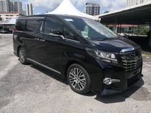 2016 TOYOTA ALPHARD 2.5 SC FULL ALPINE BIG MONITOR , SUNROOF , 2016 UNREGISTER