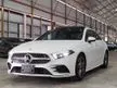 Recon 2021 Mercedes-Benz A180 1.3 AMG Sedan NEWFACELIFT SUNROOF 4 CAMERA MILEAGE 4000KM ONLY UNREGISTERED JAPAN - Cars for sale