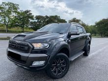 2017 Ford Ranger Facelift 3.2 Wildtrack (A) High Rider Pickup Truck 4X4 Full Accesorries Side Step Reverse Camera Electric Seat Semi Leather Seat