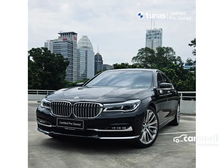 Jual Mobil BMW 740Li 2017 3.0 di Jawa Barat Automatic Sedan Hitam Rp 899.000.000