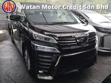 2018 Toyota Vellfire 2.5 Z INC SST LOW MILEAGE Pre crash Lane Keeping Assist Power Boot 360 Cameras Unreg