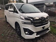 2015 Toyota Vellfire 3.5 VL Modellista(1.9K Km Mileage)(Like New)(UNREG)(Local AP) (JBL, 4 Cameras, 2PwrDoor, PwrBoot, Sunroof) (CALL ME FOR DISCOUNT)