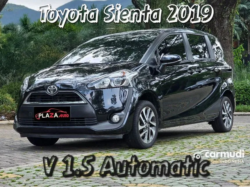Jual Mobil Toyota Sienta 2019 V 1.5 di Banten Automatic MPV Hitam Rp 189.000.000