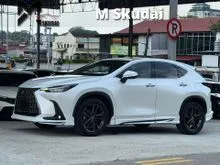 2023 Lexus NX 250 2.5 VERSION L BODYKIT SUNROOF BROWN INTERIOR 4CAM 36K KM 5YRS LEXUS WARRANTY