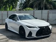 UNREGISTERED 2021 Lexus IS300 2.0 F Sport MODE BLACK Sedan - MARK LEVINSON - Grade 5A - TRD Full Aerokit - Seat Ventilation - Tip Top Condition
