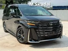 2025 Toyota Vellfire 2.4 Z Premier SUNROOF BROWN INTERIOR 5A 780KM 5YRS TOYOTA WARRANTY
