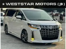 2021 Toyota Alphard SC Modellista Bodykit type 2 Roof Monitor Sunroof BSM DIM Mileage 35k km Grade 5A