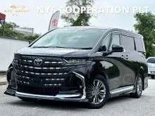 2025 Toyota Alphard 2.5 Z MPV Unregistered READY STOCK WELCOME VIEW FULL SPEC SIDE STEP JBL SOUND SYSTEM REAR MONITOR MOON ROOF HEAD UP DISPLAY WELCOM