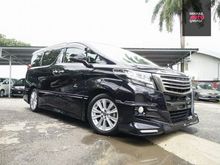 2015 TOYOTA ALPHARD 2.5 SA ORIGINAL TRD BODYKIT, AUTO CRUISE, REVERSE CAMERA