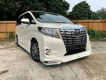3.5 EL Toyota Alphard 3.5 Executive Lounge UNREGISTER!!! BLACK COLOUR INTERIOR , EXECUTIVE PILOT SEAT , SUNROOF , JBL HOME THEATER , PRICE CAN NEGO!!!