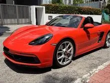 2018 Porsche 718 2.5 Boxster S in Lava Orange