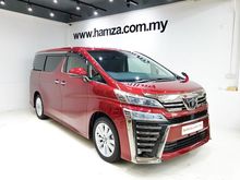 2018 Toyota Vellfire 2.5 Z PWR BOOT, PRE CRASH, LKA, 3 YRS WARRANTY