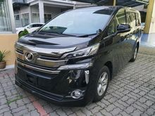 2017 Toyota Vellfire 2.5 X 5 YEAR WARRANTY
