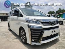 2018 Toyota Vellfire 2.5 ZG, MODDLISTA BODYKIT,FULL SPEC,JBL SURROUND SOUND SYSTEM,CAMERA 360, SUNROOF,DIM,PRE CRASH,18 UNREG,GRADE 5A