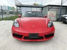 Japan Pre Own unit, 13k km only, Unreg, 2022 Porsche 718 2.0 Boxster Convertible