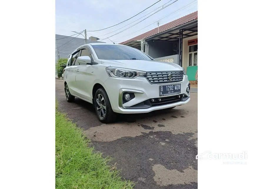Jual Mobil Suzuki Ertiga 2019 GX 1.5 di Banten Automatic MPV Putih Rp 180.000.000