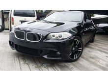 2013 BMW 528i 2.0 M Sport Memory Seat Sunroof Power Boot Reverse Camera Unregister NO GST NO GST