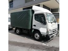 2018 Mitsubishi Fuso Canter Wooden General Cargo with Steel Railings & Canvas