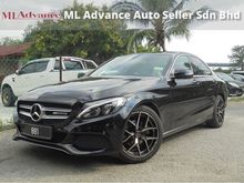 Mercedes-Benz C180 1.6 Avantgarde AMG Sport 1.6 W205 PushStart ReverseCamera LikeNEW UnderWarranty (FSR)