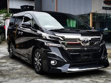2015 TOYOTA VELLFIRE 3.5 EL EXECUTIVE LOUNGE UNREG -YEAR END SALES - MODELLISTA KIT - JBL HOME THEATER - SURROUND 360 VIEW CAMERA - PRE CRASH SYSTEM
