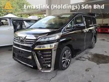 2019 Toyota Vellfire 2.5 ZG FULL SPEC JBL SURROUND SOUND SYSTEM ORIGINAL 360 SURROUND CAMERA BLIND SPORT SENSOR DIM SYSTEM FREE 5 YERAS WARRANTY
