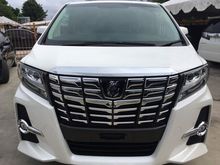 (LEATHER)(ALL ORIIGNAL)(LOCAL AP)(INCLUDE GST)2016 Toyota Alphard 2.5 SC MAX FULL SPEC