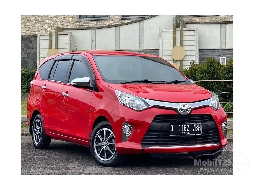 Jual Mobil Toyota Calya 2016 G 1.2 di Jawa Barat Automatic MPV Merah Rp 125.000.000