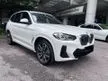 Used 2023 BMW X3 2.0 xDrive30i M Sport SUV, Mileage 2000km Done, Demo Used Car (New Car Condition) Carbon Black and Brooklyn Grey is also available