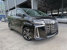 FAST SELLING 2020 Toyota Alphard 2.5 SC SUNROOF DIM BSM 3LED BLACK UNREG