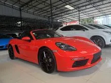 2021 Porsche 718 2.0 Boxster UNREG ( MEMORY SEAT , MATRIX PDLS PLUS , CHRONO PACK , 7700 MILES )