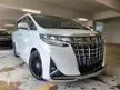 Recon 2018 Toyota Alphard 2.5 G X MPV 2.5 X 8 Seaters 2 Power Door Modelista Bodykit PCS LKA Unreg