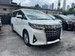Recon 2020 Toyota Alphard 2.5 G MEGA SPEC ** 3 EYE LED / P/BOOT / FULL LEATHER / 2 X ELEC SEATS / MEMORY SEAT / ROOF MONITOR * GRADE 4.5B / 8 YEAR WARRANTY