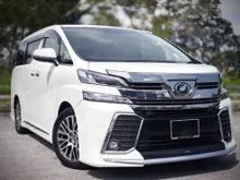 2017 Toyota VELLFIRE 2.5 ZG (A) Tip Top Condition