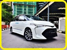 2017 Toyota Estima 2.4 Aeras Modellista Aero Kit MPV PREMIUM SPEC HALF LEATHER ELECTRICAL SEAT DVD PLAYER REVERSE CAMERA ROOF MONITOR 7 SEATER