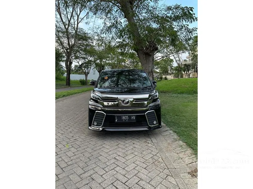 Jual Mobil Toyota Vellfire 2017 ZG 2.5 di Jawa Timur Automatic Van Wagon Hitam Rp 810.000.000