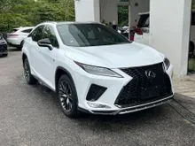 2021 Lexus RX 300 2.0 F Sport (A) 5A GRADE - BLACK INTERIOR - PANORAMIC SUNROOF -