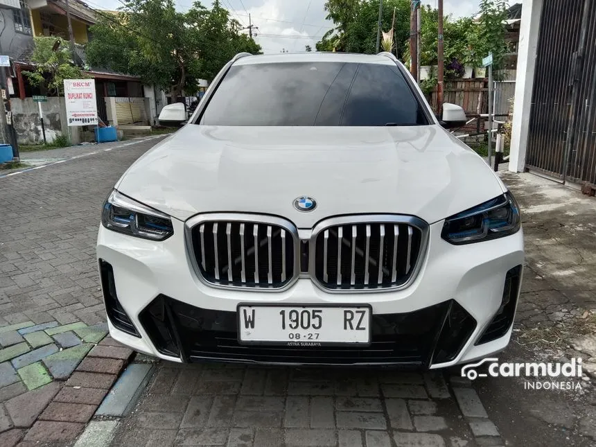 Jual Mobil BMW X3 2022 xDrive30i M Sport 2.0 di Jawa Timur Automatic SUV Putih Rp 1.100.000.000